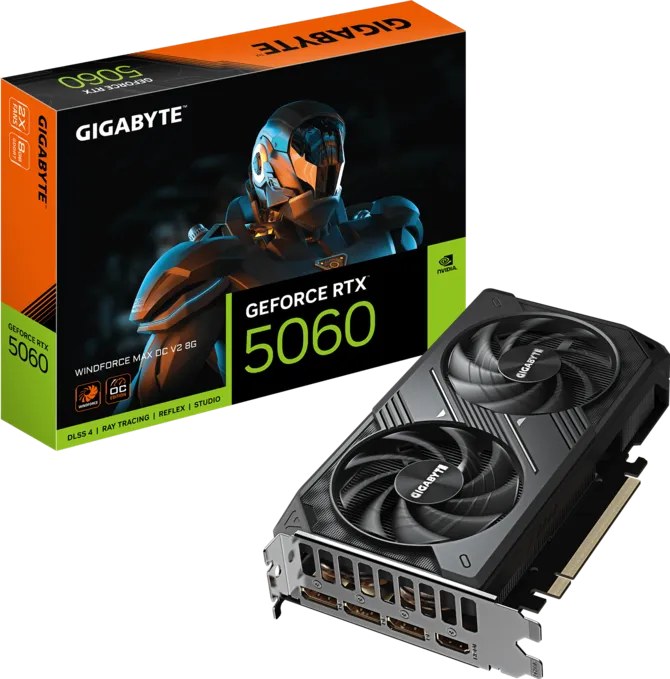 GIGABYTE GeForce RTX 5060 WINDFORCE MAX OC V2 8G
